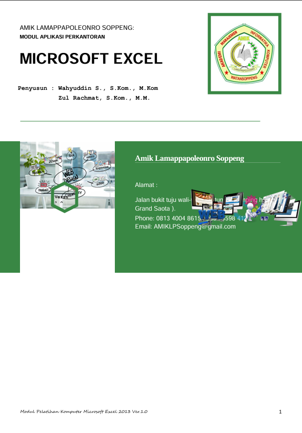 MODUL APLIKASI PERKANTORAN MICROSOFT EXCEL